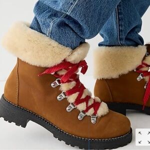 J.Crew sherpa booties